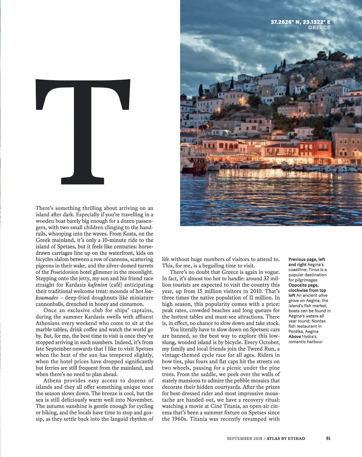 Atlas by Etihad, cover story September 2018