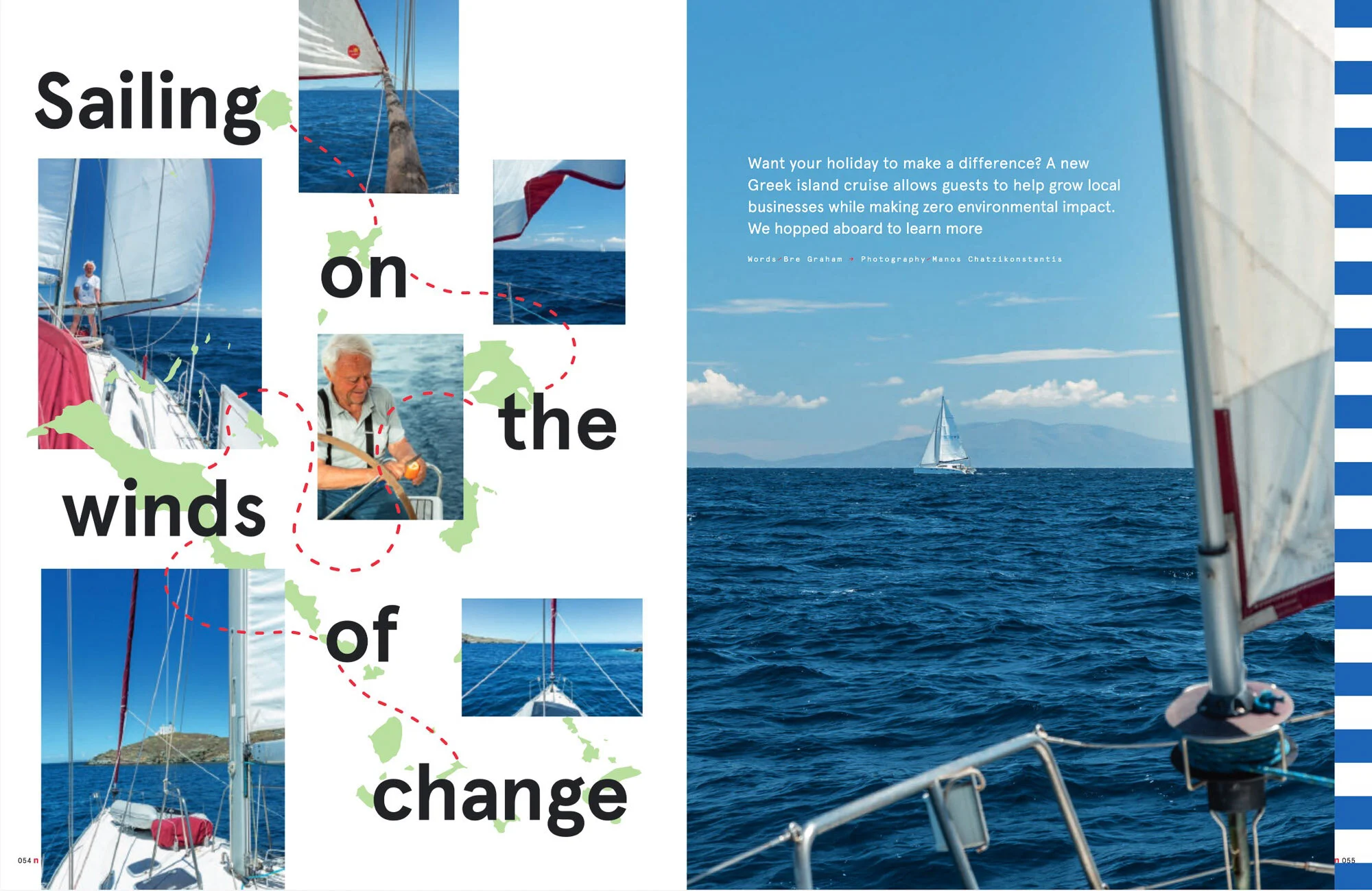 N by Norwegian magazine, Cargo sailing story, July 2019
