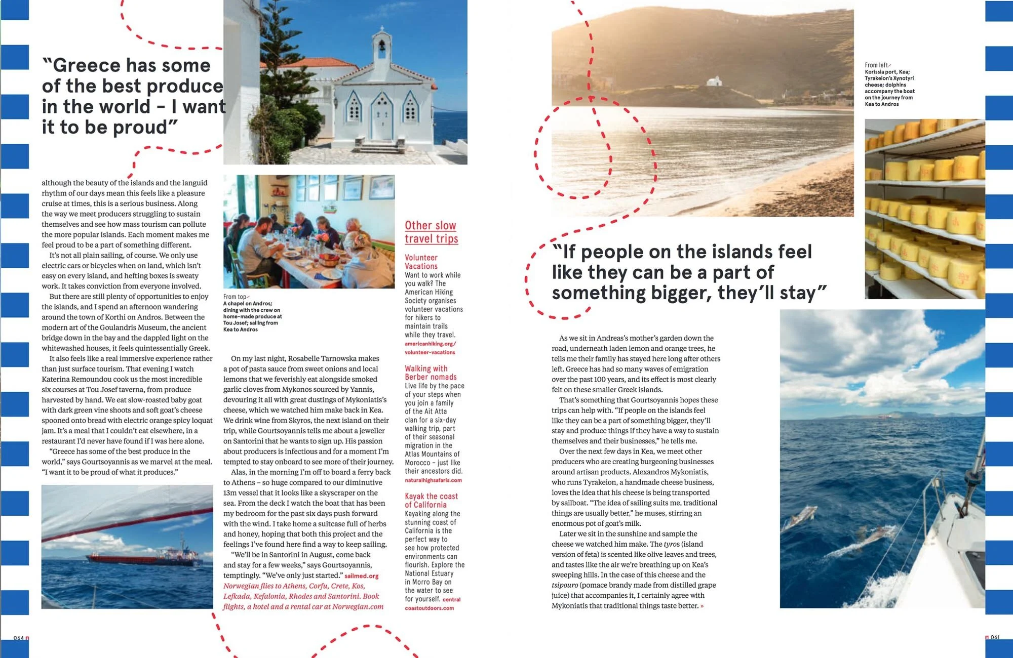 N by Norwegian magazine, Cargo sailing story, July 2019