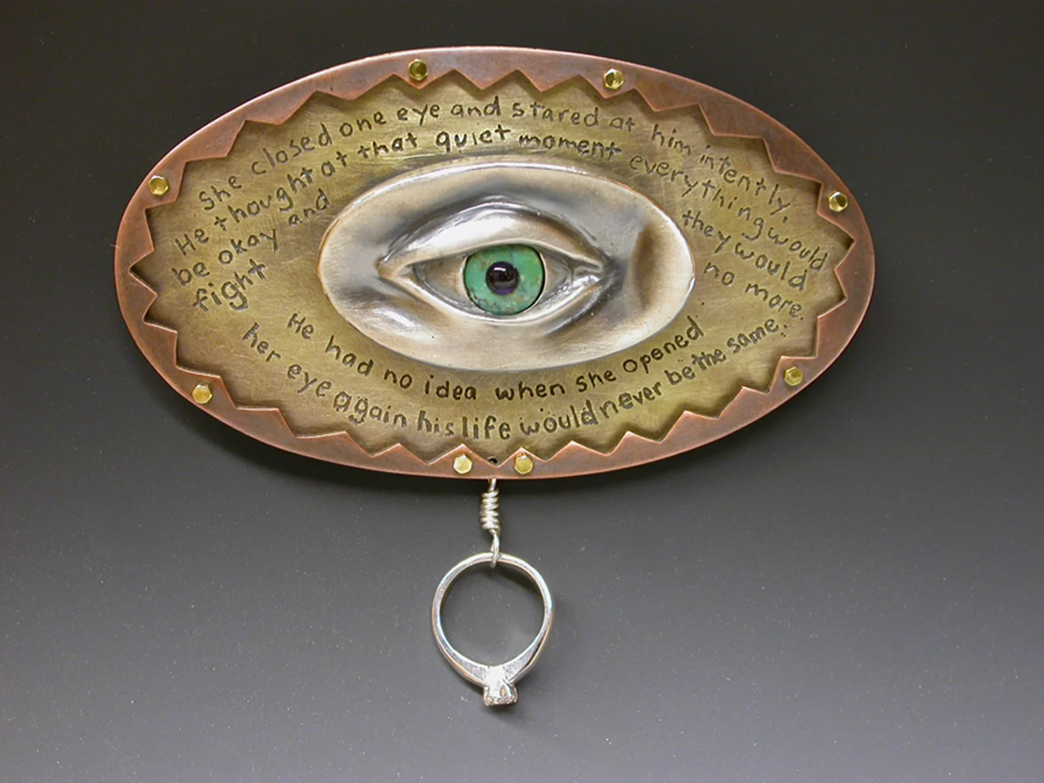 Living With Katie - Brooch with Frame