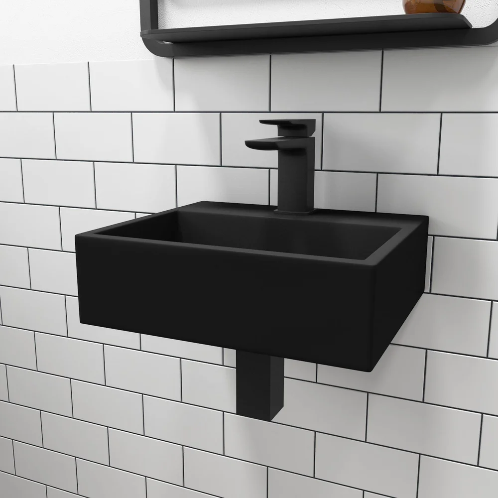 Small Sink For Bathroom Black