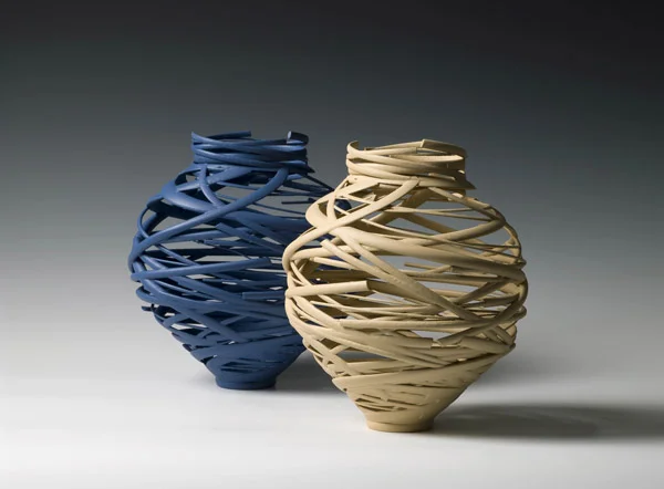 Michael Eden_Blue Vortex and Taupe Vortex, 2010.jpg