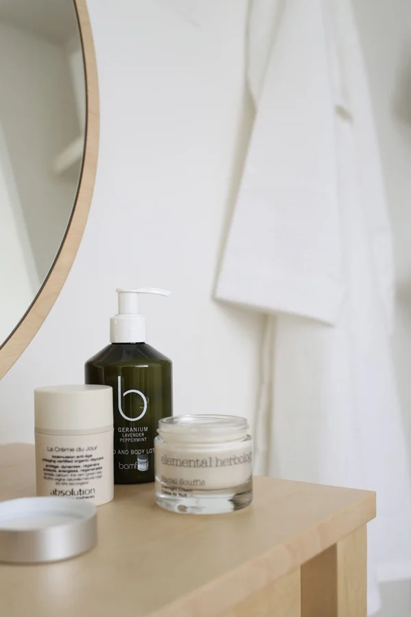 Bamford products from Birchbox on Habitat dressing table | Design Hunter