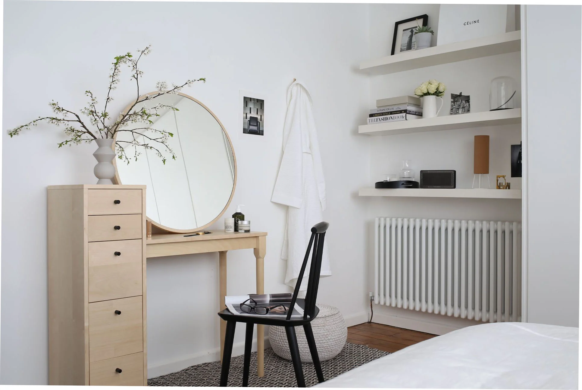Habitat dressing table in white bedroom | Design Hunter