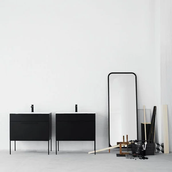 Black bathroom units from Swoon | Design Hunter