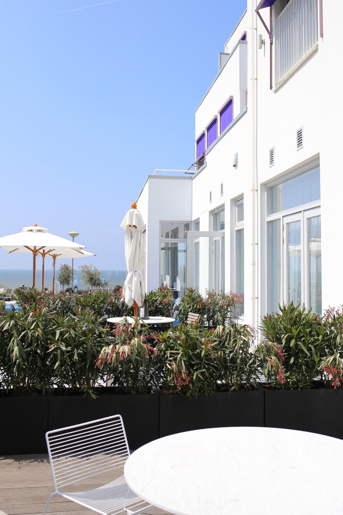 Garden terrace at Vesper Hotel | Design Hunter