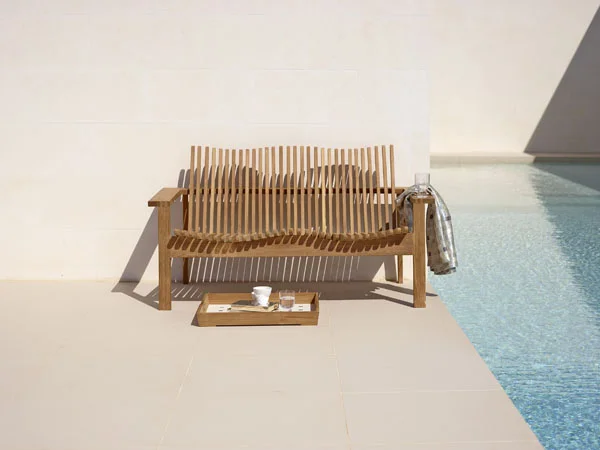 Amaze teak sofa by Cane Line