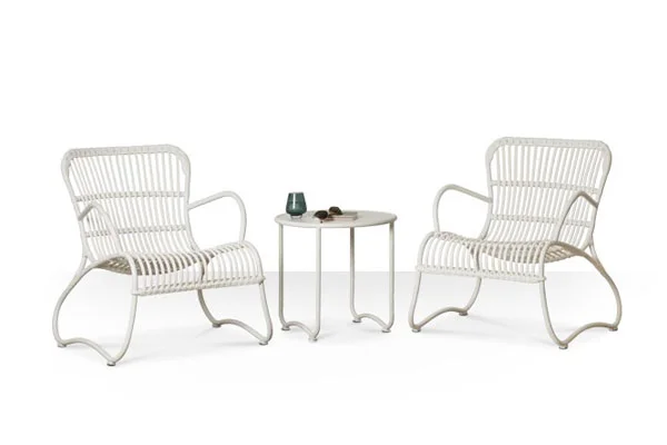 Padstowe white wicker chairs Swoon Editions