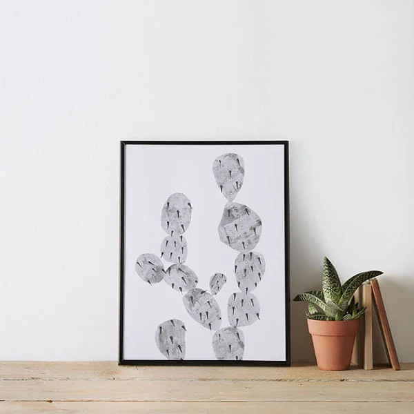 Cactus print by Polly Rowan