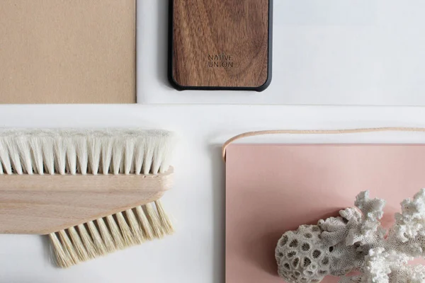 Walnut wood iPhone case by Native Union | Styling by Hege Morris and Deborah Gordon