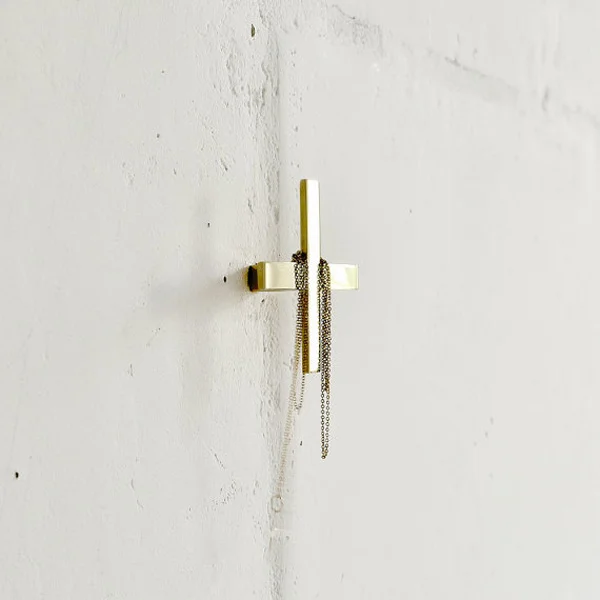 Brass wall hook
