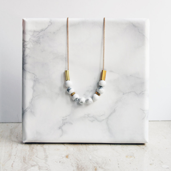 Marble necklace