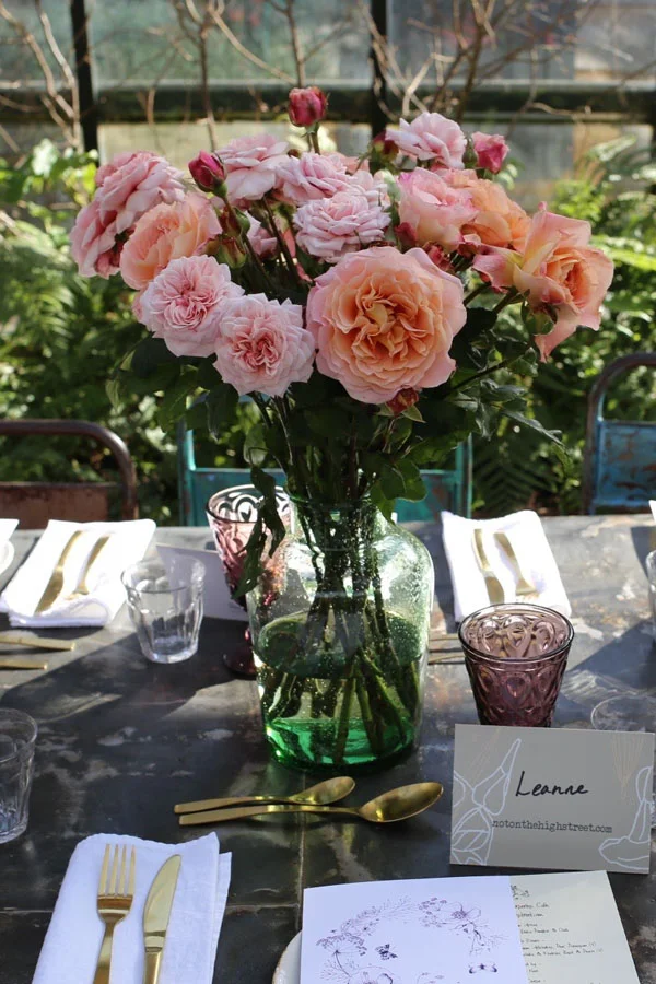 Pink roses at Petersham Nurseries | Design Hunter
