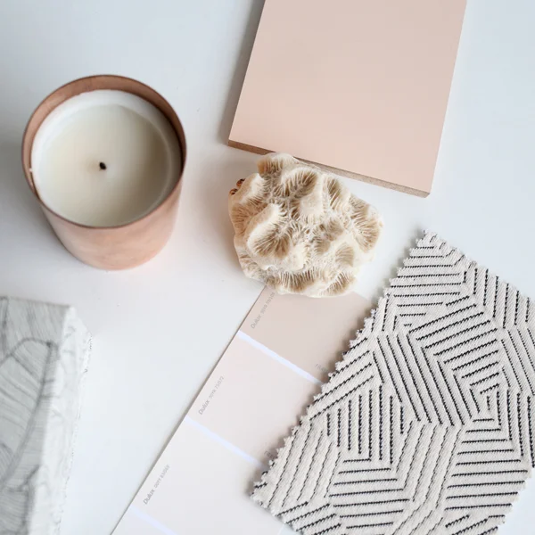 Blush tone colour swatches | Design Hunter