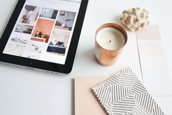Copper blush moodboard | Design Hunter