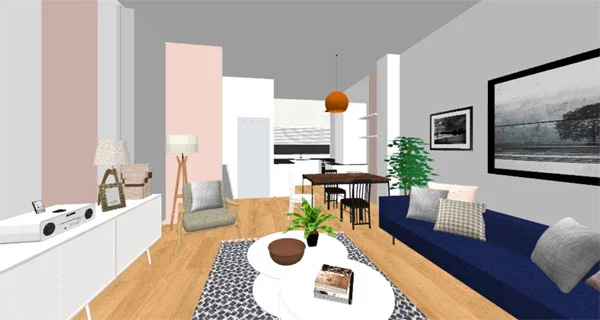 Dulux Amazing Space visualisation