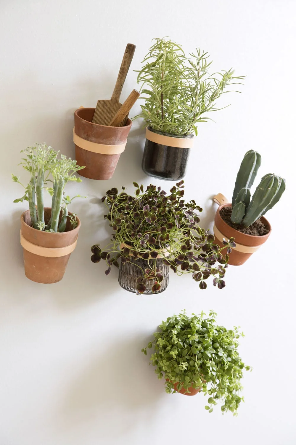 Leather flowerpot strap | by Wirth