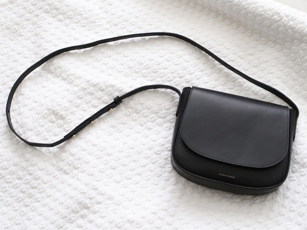 Mansur Gavriel black crossbody bag