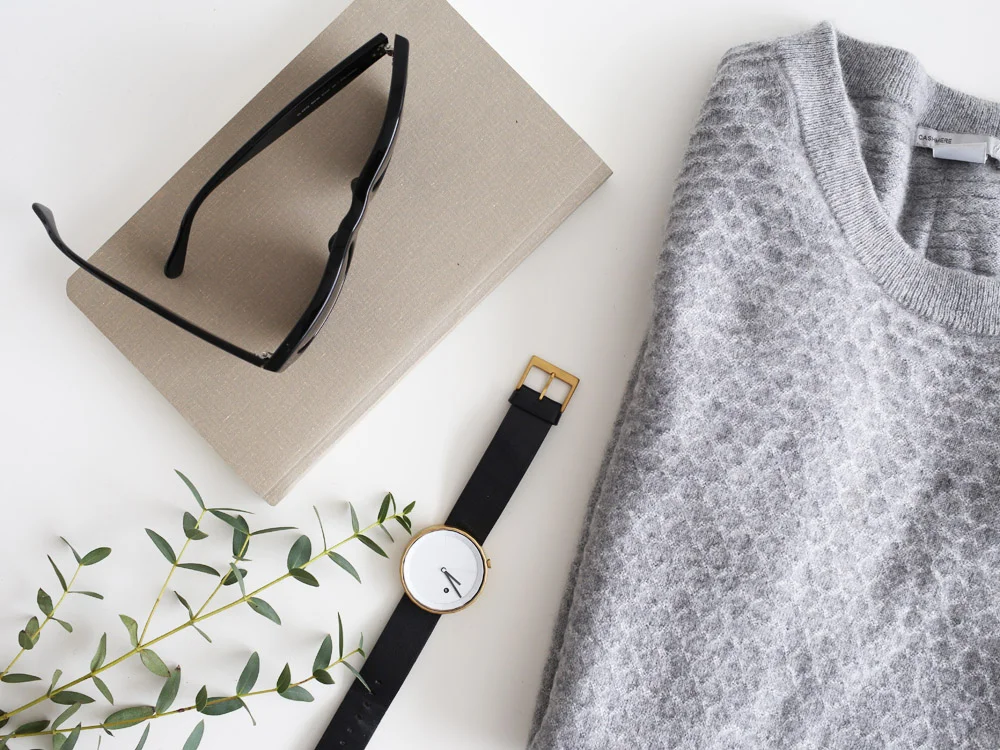 Minimal monochrome wardrobe essentials