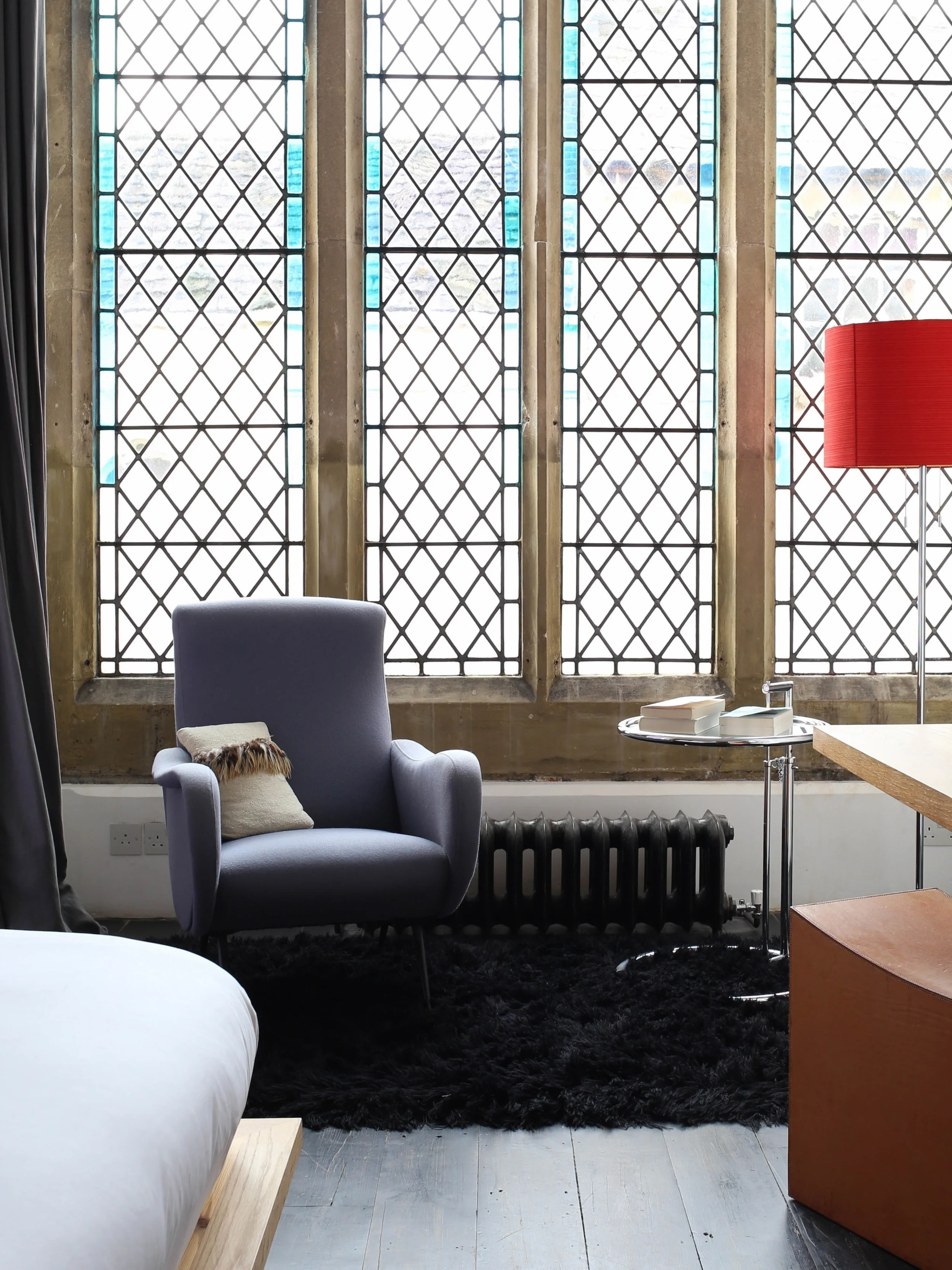 Blue chair At the Chapel | Design Hunter