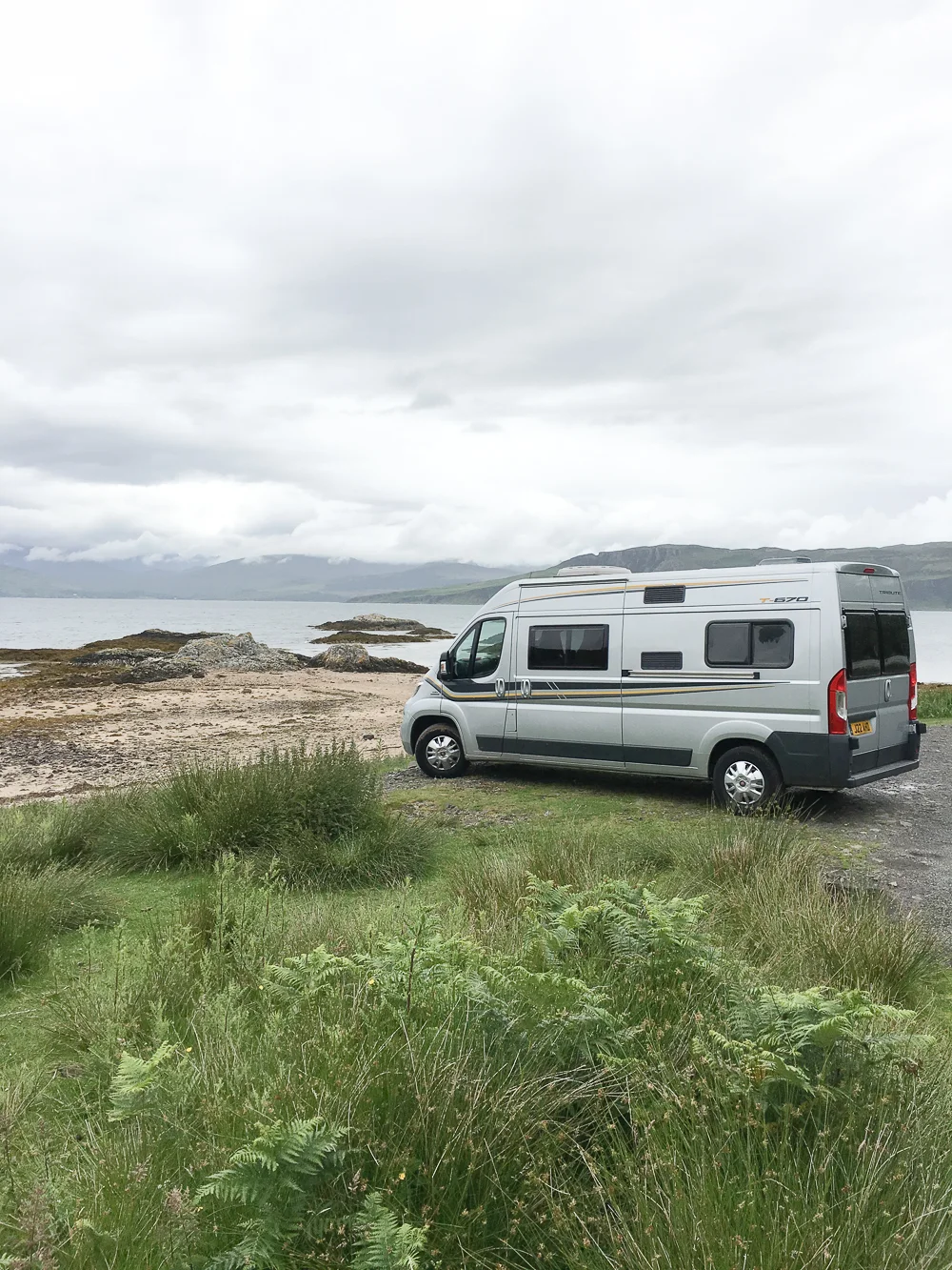 Camper van on Scottish road trip | Design Hunter