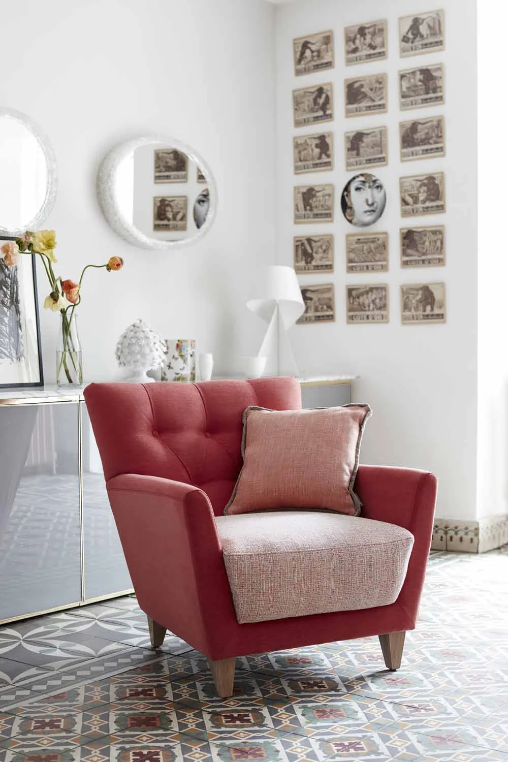 Pink Bowie chair by G Plan | Design Hunter