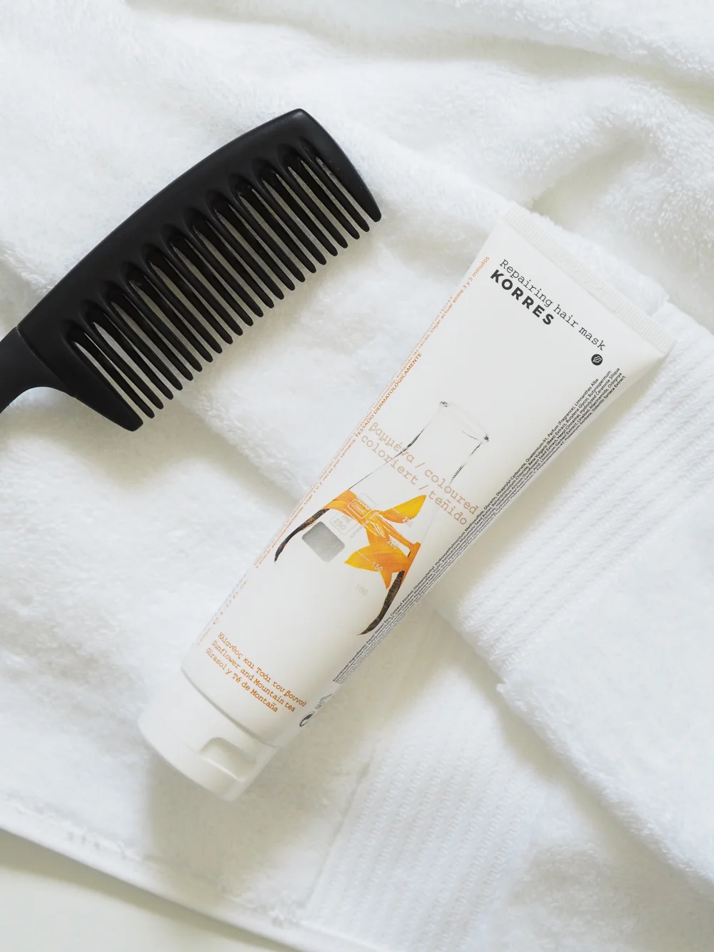 Korres repairing hair mask | Design Hunter