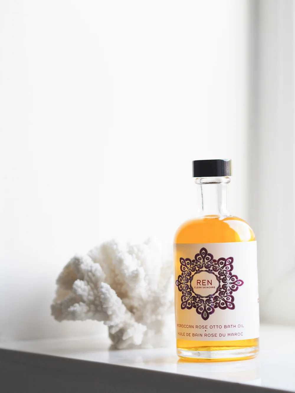 REN Moroccan Rose Otto Bath Oil | Design Hunter