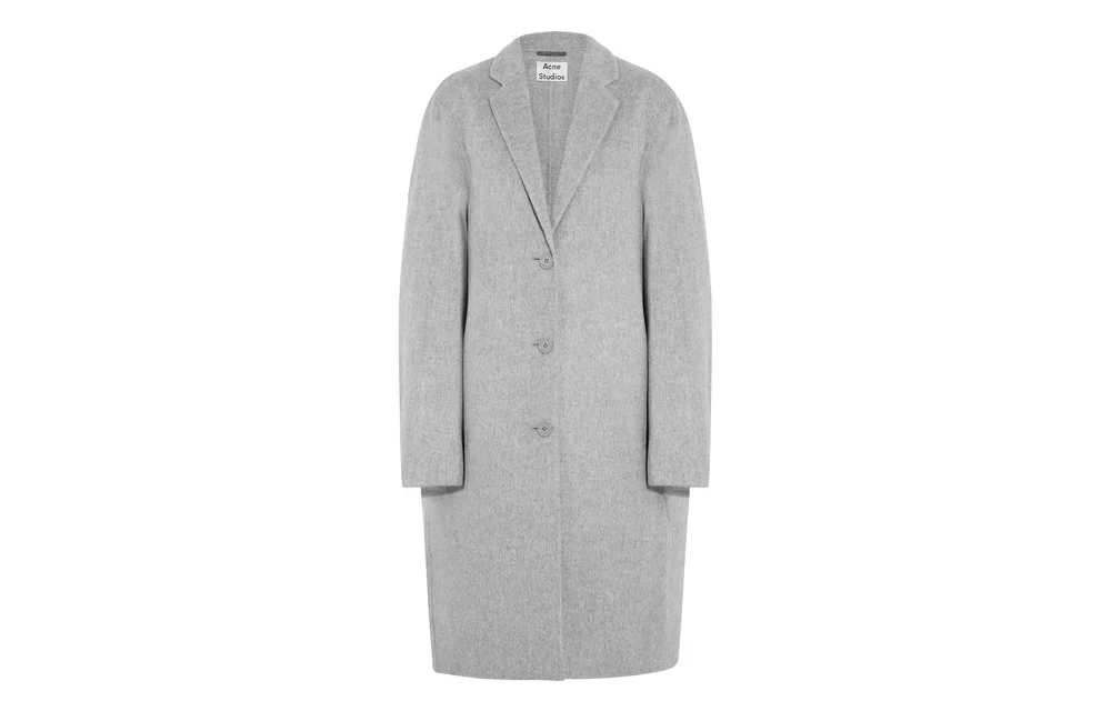 Acne Studios grey wool coat