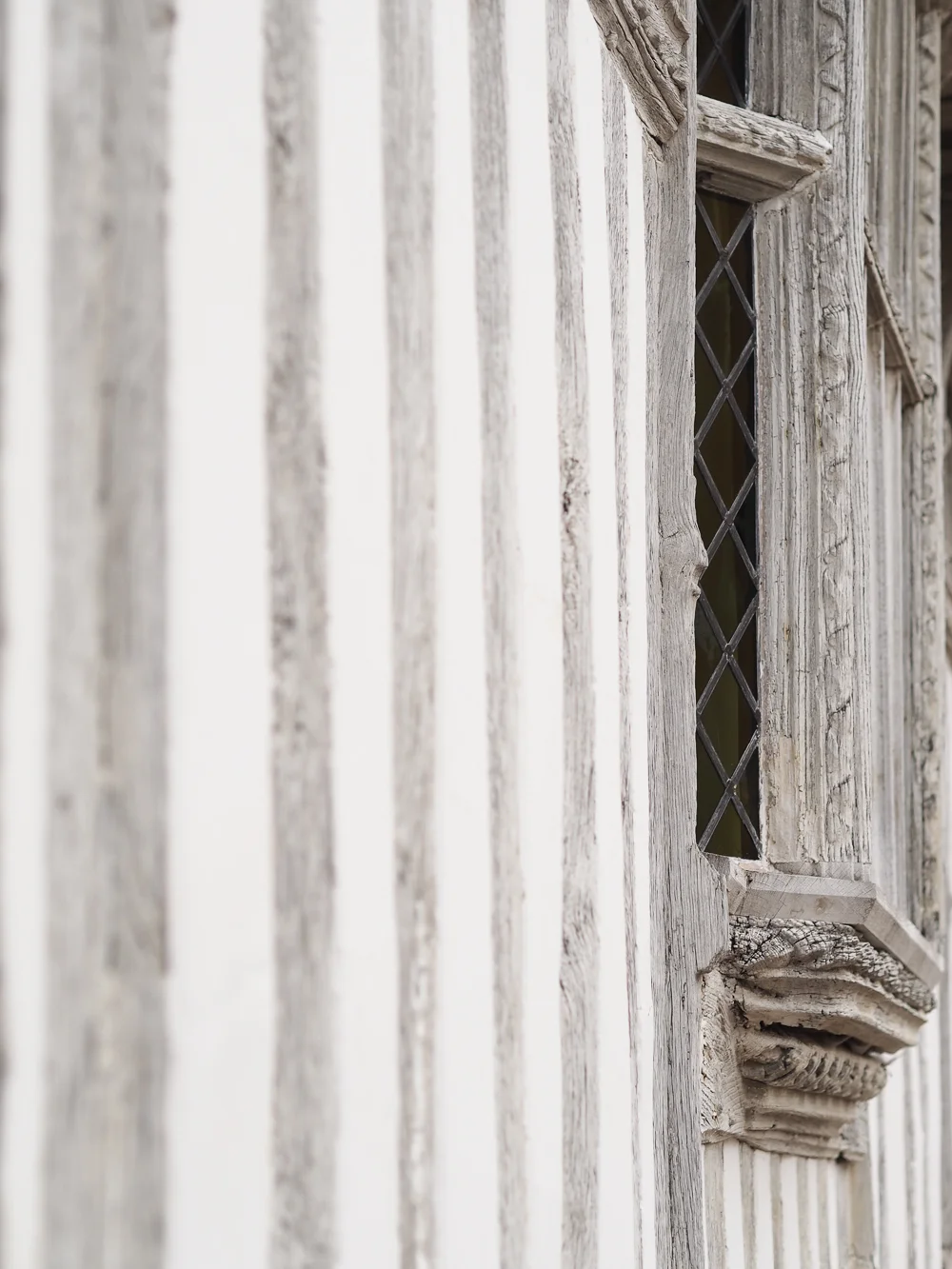 Details on the Guildhall in Lavenham