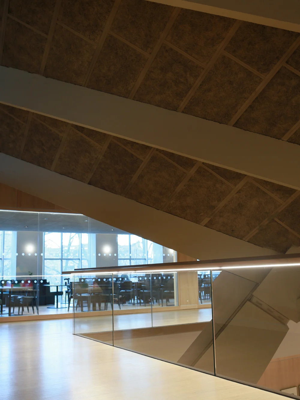 Architectural detail at the new Design Museum