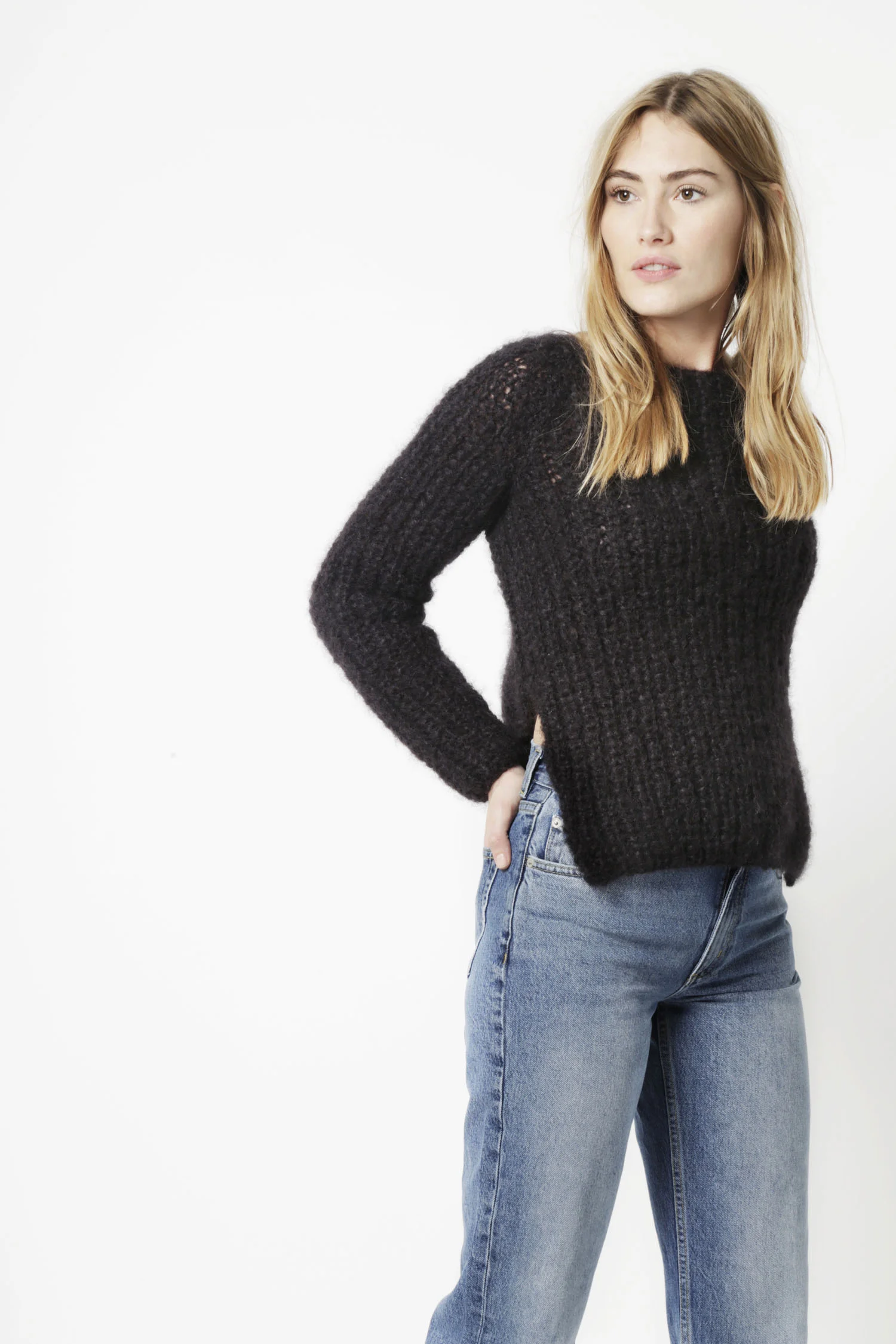 Black Replay jumper by Wool and the Gang