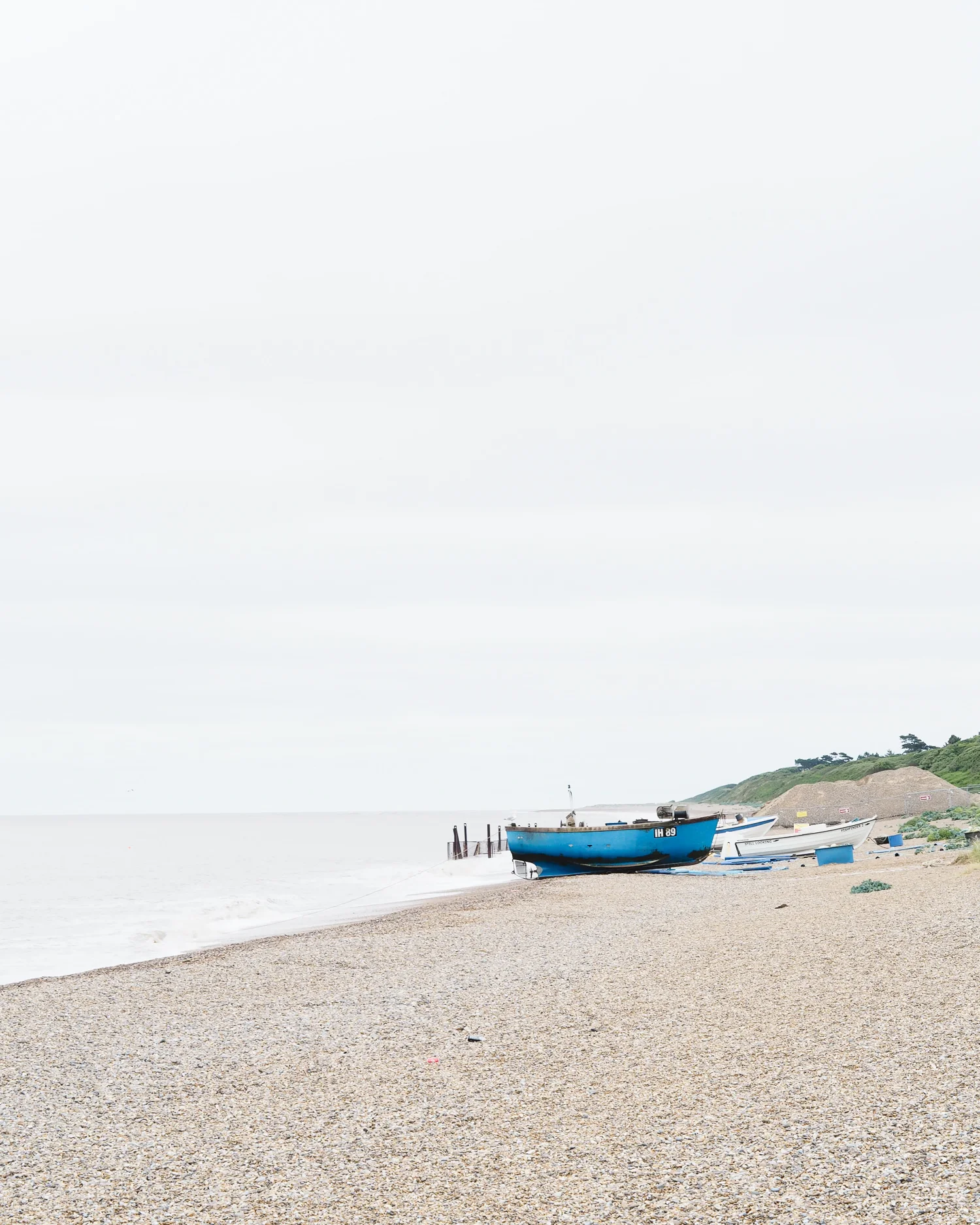 Boat on the beach in Suffolk | Design Hunter