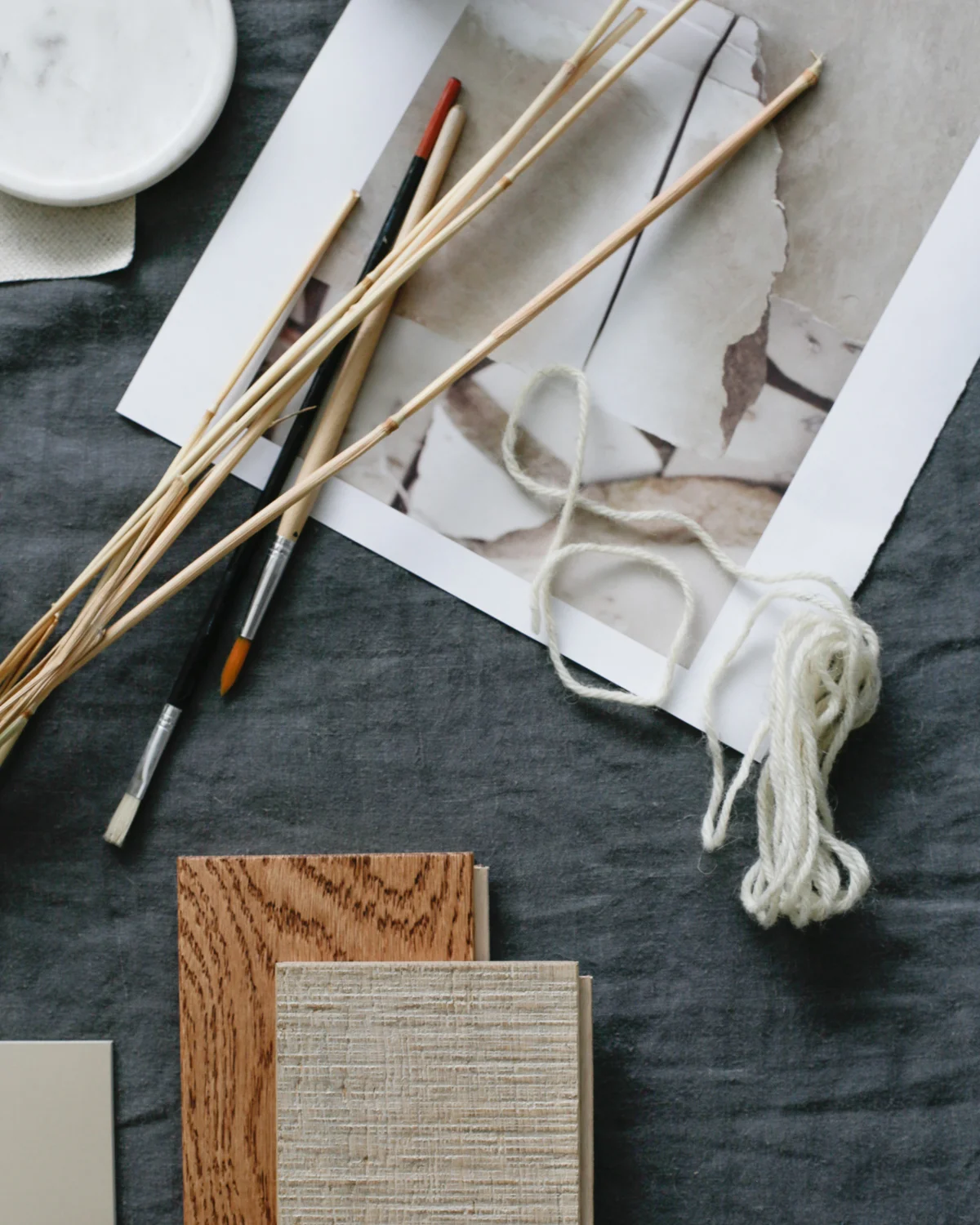 Moodboard for modern rustic interior | Design Hunter