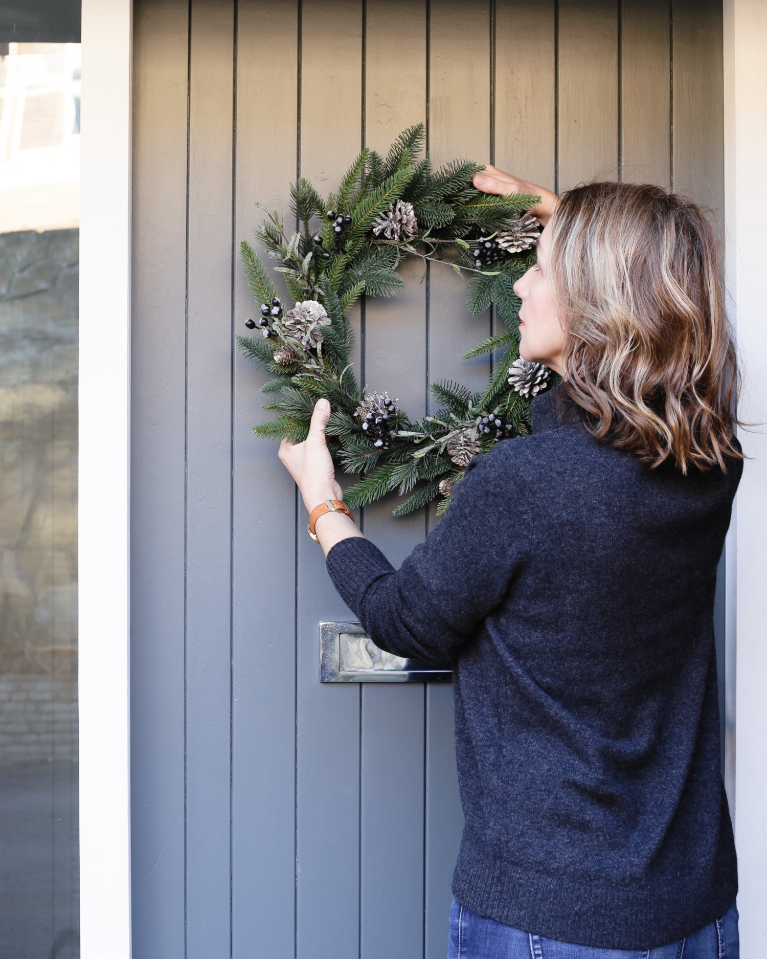 Door wreath by The White Company | Design Hunter