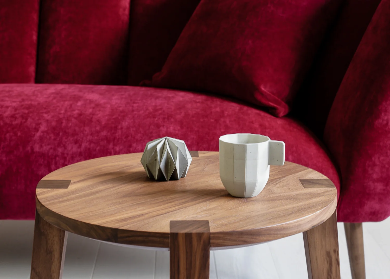 Amy sofa and Lara small side table by Carsten Astheimer