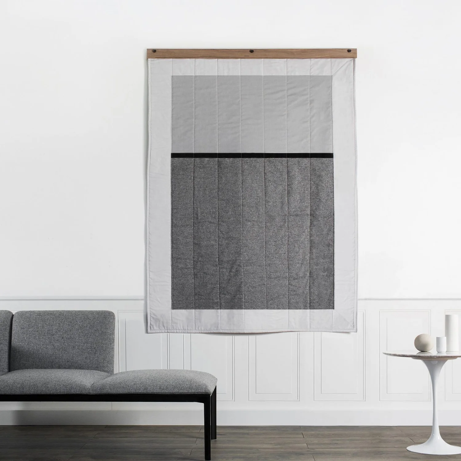 Throw quilt No. 9 - Louise Gray