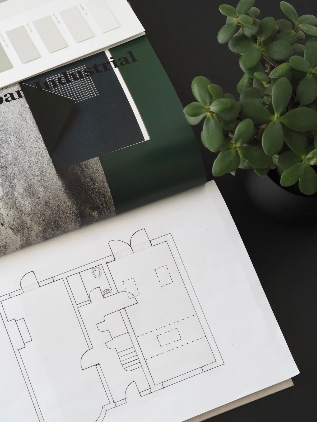 Our revised plans which now include a downstairs toilet and utility room