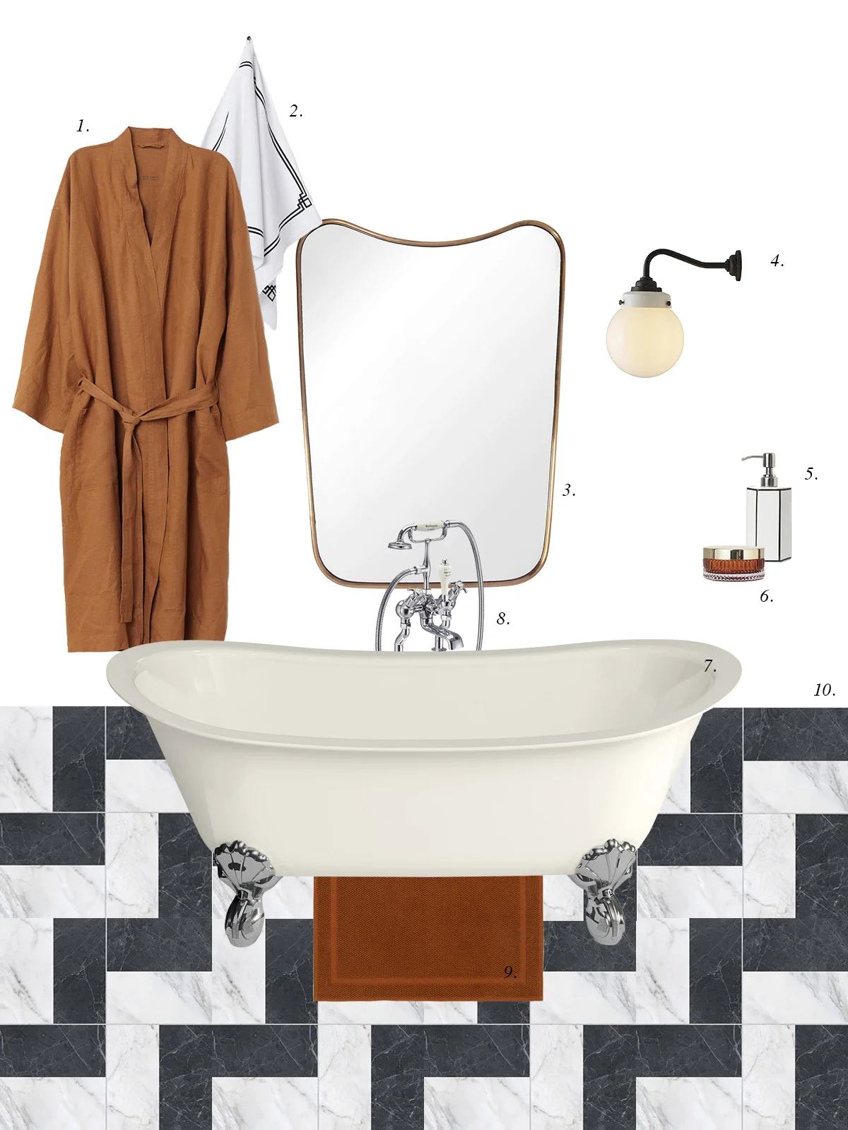 Burlington Medici ivory roll top bath.jpg