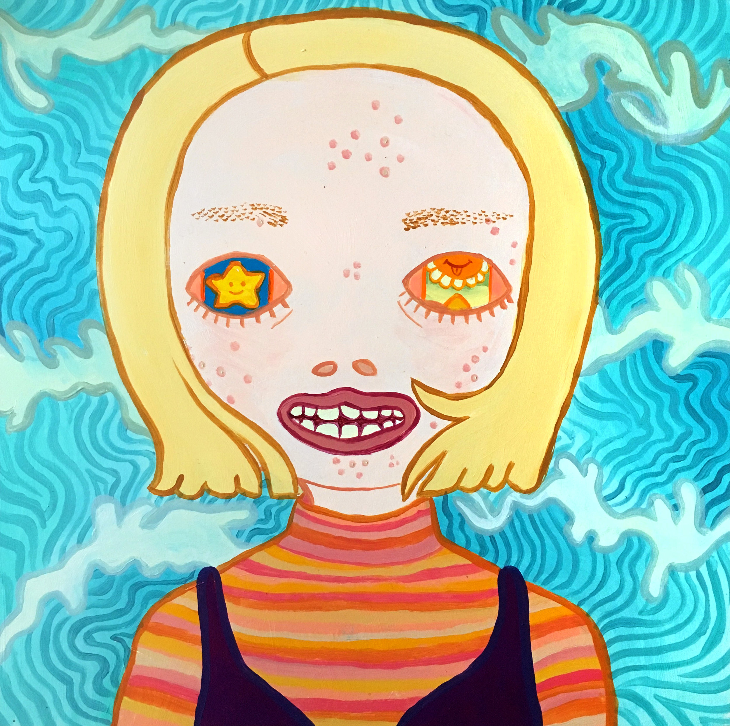   Star (Lemon). &nbsp;Acrylic. 2016 