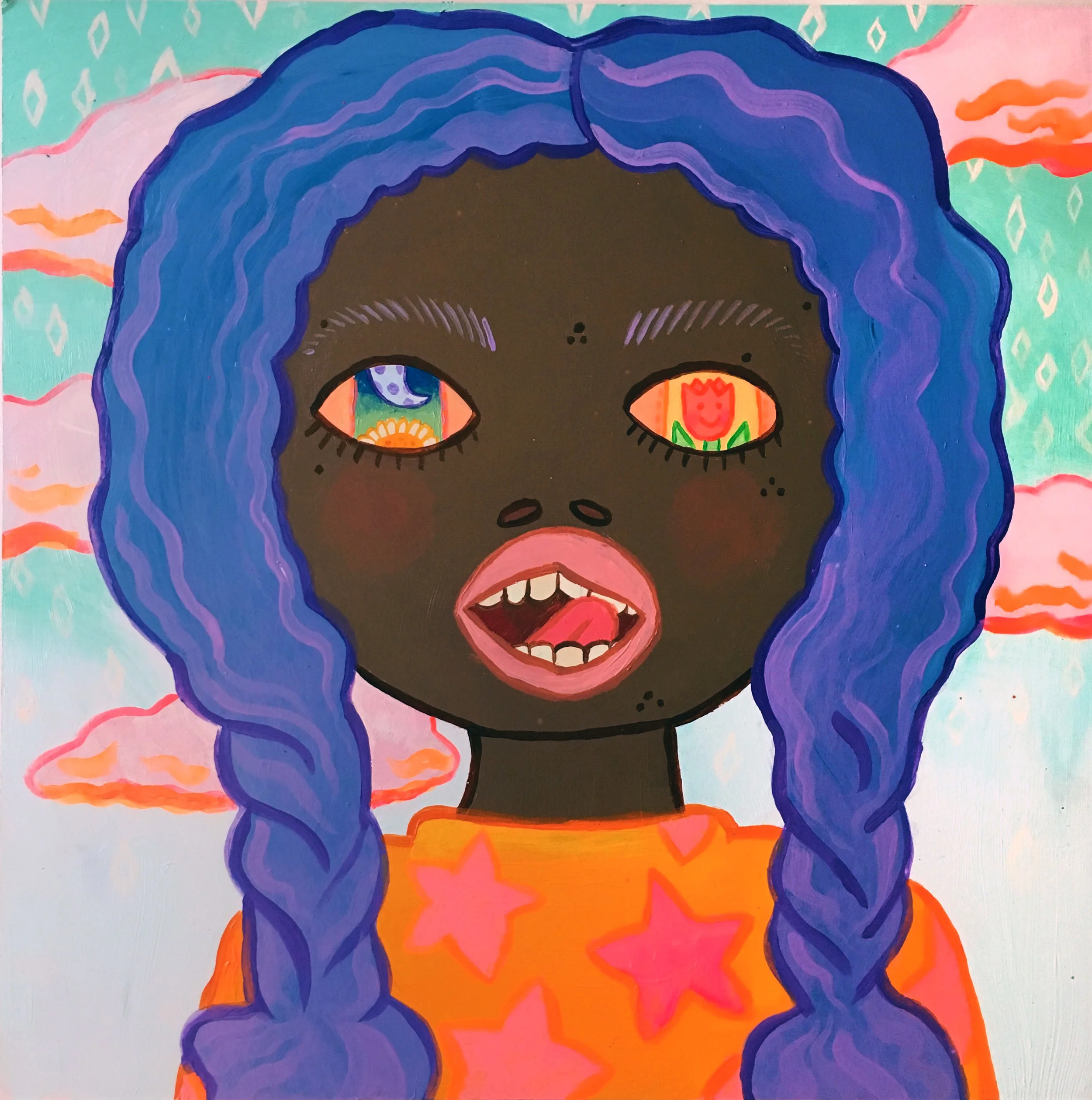   Tulip (Seven). &nbsp;Acrylic. 2016 