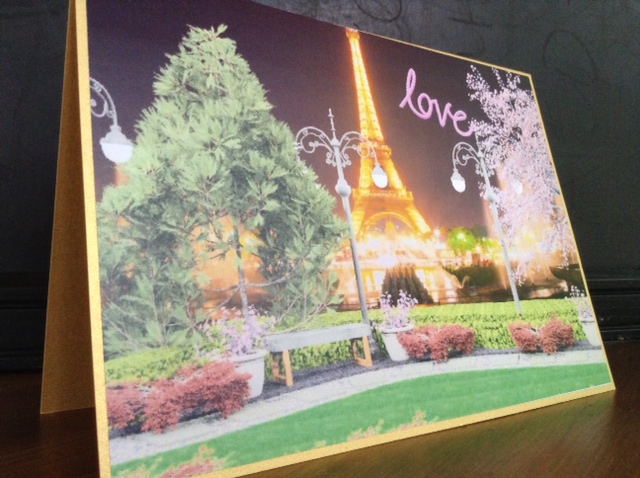 City of Love Card (Many colors available)