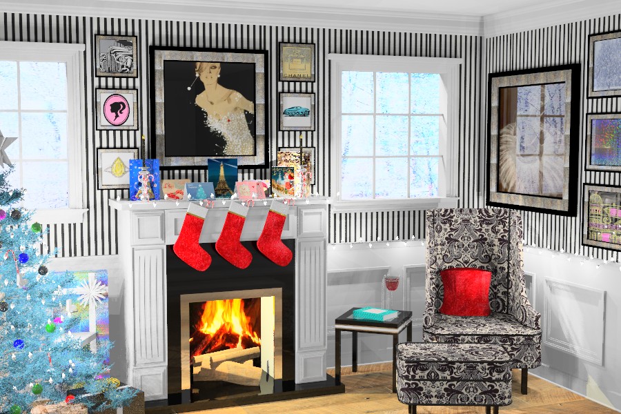 "Fancy Christmas" Rendering for the 2012 Holiday Card