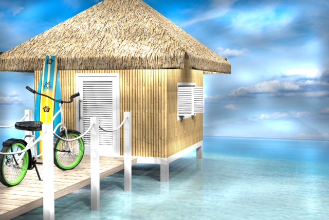 "Bali" Inspired Rendering