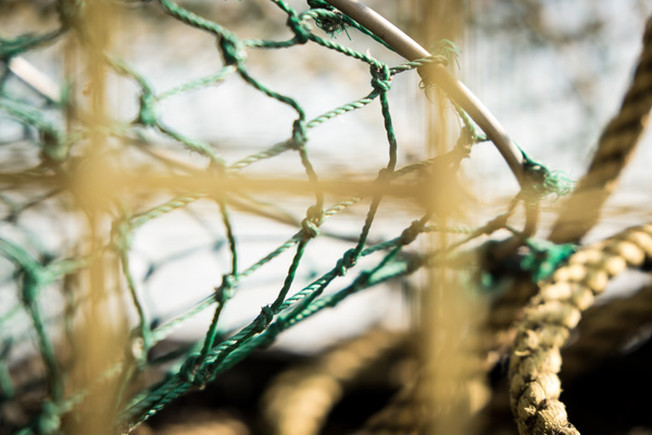 Lobster net detail - Porpoise Cove, Maine