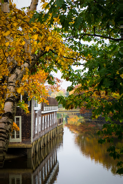 Reflections in a serene cove - Kennebunkport, Maine