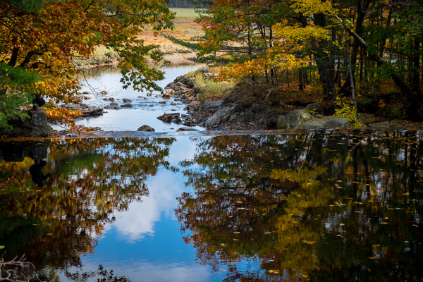 A natural infinity pool along Rt. 9 (Mills Road) - Kennebunk, Maine