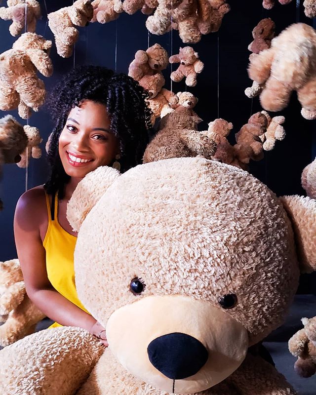 😋😉You're never too old for a 🐻teddy bear!
.
.
.
.
.
.
.
.
.
.
.
.
.
.
.#abrooklynbrunette #deadpool2 #believeinyourselfie #fridaysnights #nyc #newyork #blogger
