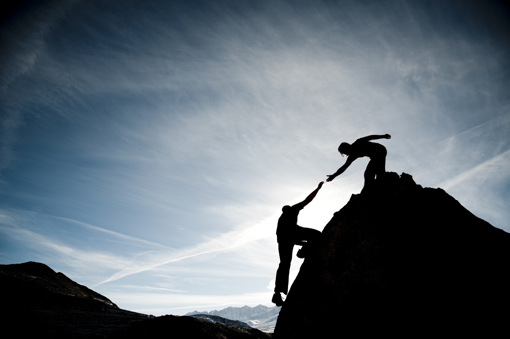 Sometimes everyone needs a helping hand.