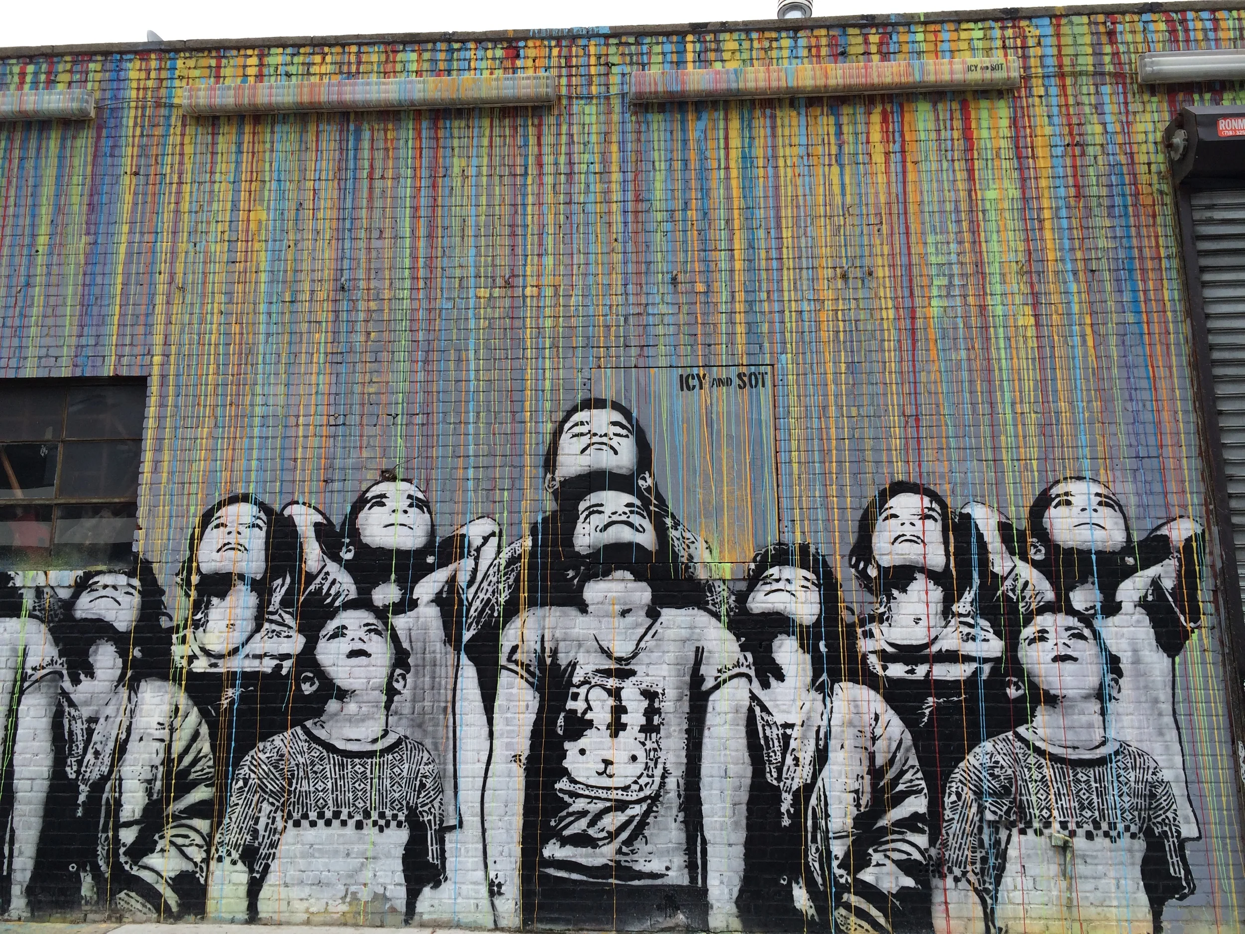 Street art on the South Side of Williamsburg, Brooklyn